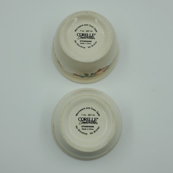 Corelle Coordinates Stoneware Abundance 7 Oz. Ramekins Custard Cups - Picture 4 of 6